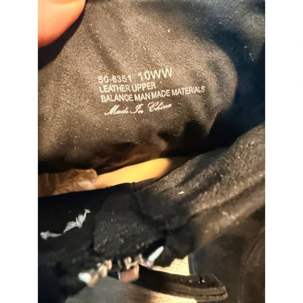 Bella Vita Danielle Black Suede Ruched Pointed Toe Stiletto Booties Women‎ 10 WW - Picture 10 of 10